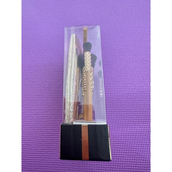 Tarte Statement Stunners Face & Eye Makeup Brush Set Limited Edition NEW brushes - Picture 2 of 6